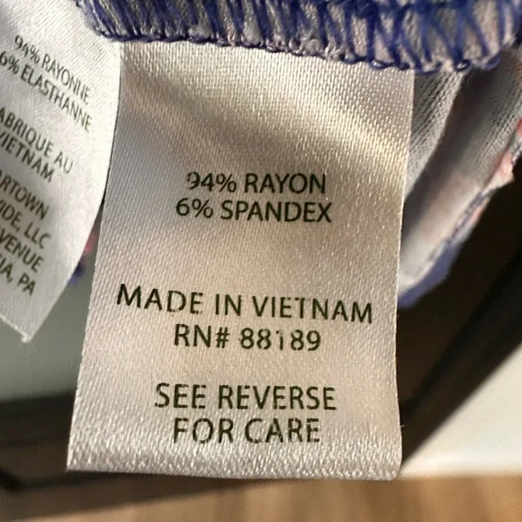 Lilly Pulitzer Borealis Blue Swim On Over tiered dress with sleeves - Picture 6 of 6